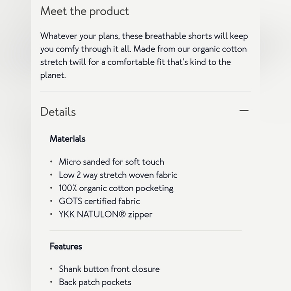 TenTree High Waist Twill Shorts - Picture 9 of 10